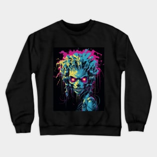 Splash Zombie Girl 4 Crewneck Sweatshirt